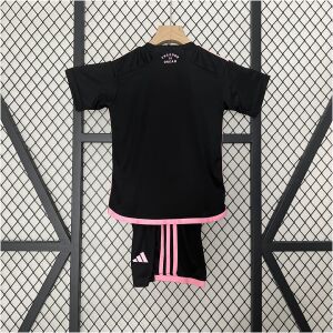 Kids Miami Away Kit 2024/25 rear view of shirt and shorts