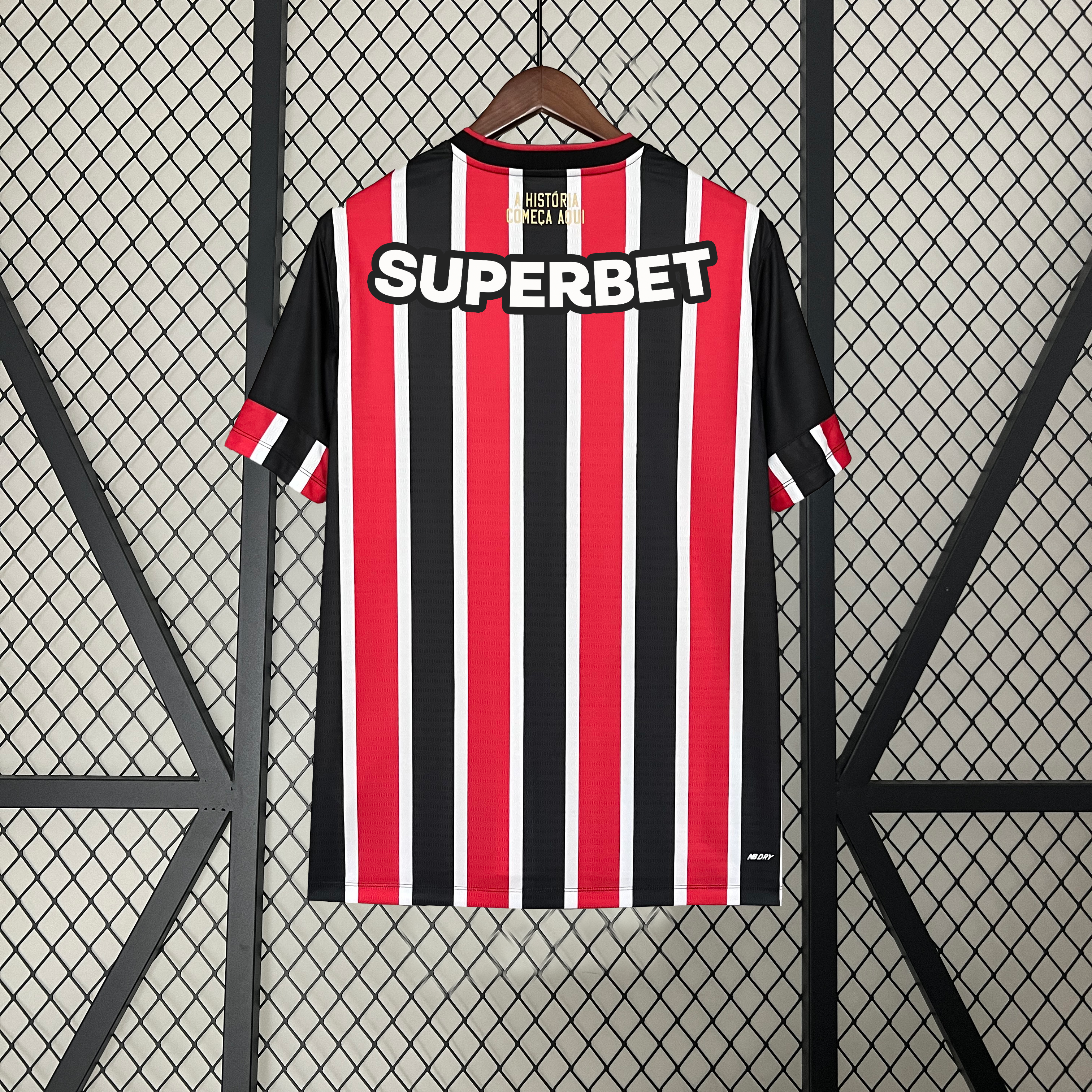 Mens Sao Paulo All Sponsors Away Jersey 2024/25 Mens Sao Paulo All Sponsors Away Jersey 2024/25 rear view showing matching team styling