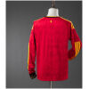 Mens World Cup Belgium Long Sleeve Home Jersey 2026 rear view showing authentic team styling
