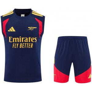 Mens Arsenal Sleeveless Training Set Navy Blue 2026/27 Mens Arsenal Sleeveless Training Set Navy Blue 2026/27