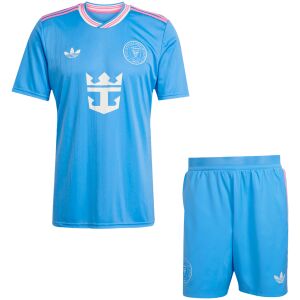 Mens Inter Miami CF Third Kit 2025 front view of jersey and shorts set