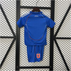 Kids Club Universidad de Chile Home Kit 2025/26 rear view of shirt and shorts