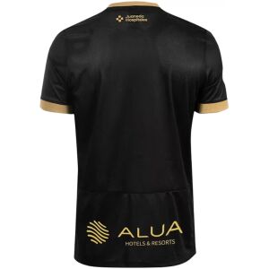 Mens RCD Mallorca Away Jersey 2026/27 black shirt back view with Juaneda Hospitales sponsor