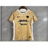 Mens Pumas yellow Training Kit Jersey 2025/26 front view with white splatter graphics