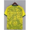 Mens World Cup Brazil yellow and green Special Edition Jersey 2022 Mens World Cup Brazil yellow and green Special Edition Jersey 2022 back view detail