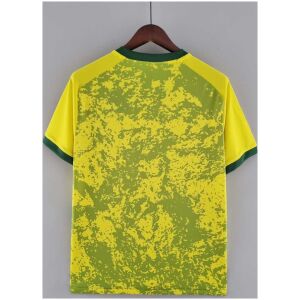 Mens World Cup Brazil yellow and green Special Edition Jersey 2022 back view detail