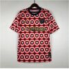 Mens Inter Miami Joint Edition Red Jersey 2023/24 front view in red and gold