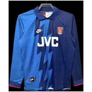 Mens Arsenal Retro Away Long Sleeve Jersey 1995/96