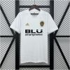Mens Valencia white Retro Home Jersey 2018/19 front view on display