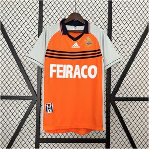 Mens Deportivo de La Coruna Retro Third Jersey 1998/99 front view on display