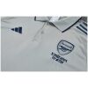 Mens Arsenal Grey Polo Training Shirt + Long Pants Tracksuit 2026/27 Mens Arsenal Grey Polo Training Shirt + Long Pants Tracksuit 2026/27