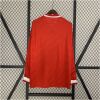 Mens Manchester United Retro Long Sleeve Home Jersey 1986/88 Mens Manchester United Retro Long Sleeve Home Jersey 1986/88 back view detail