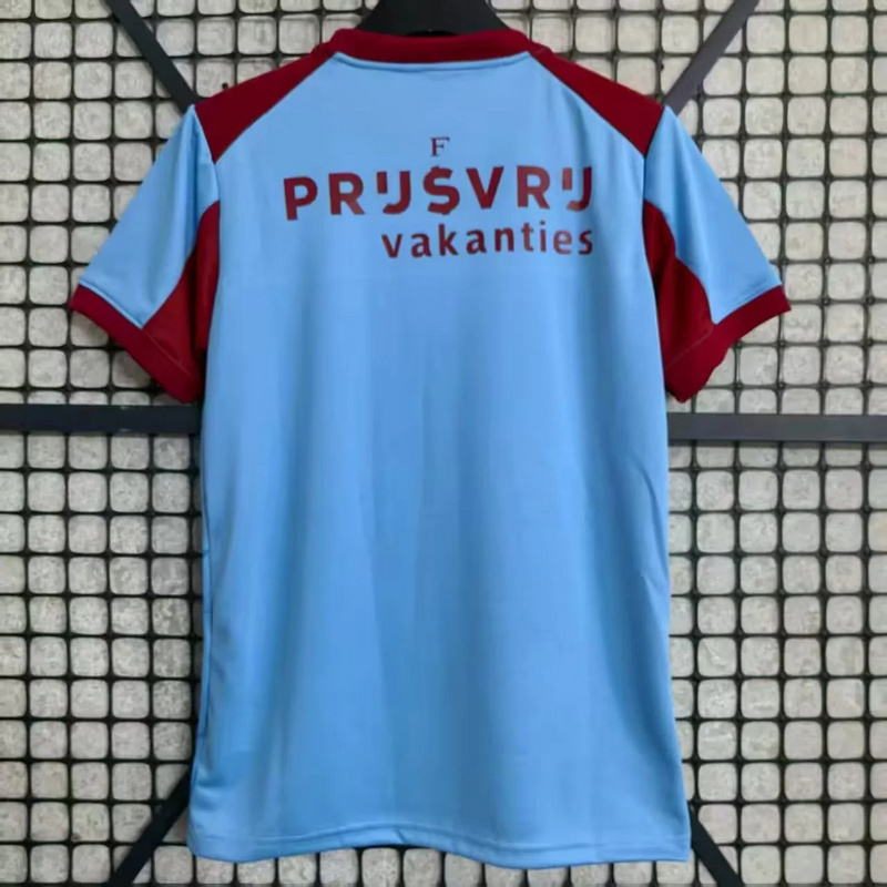 Mens Feyenoord Away Jersey 2025/26 Mens Feyenoord Away Jersey 2025/26 front view on display