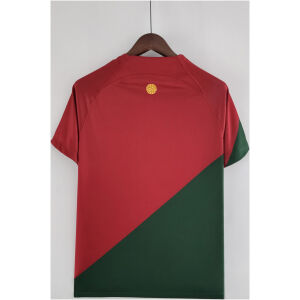 Mens Portugal World Cup Home Jersey 2022 rear view showing authentic team styling