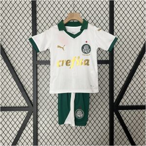 Kids Palmeiras Away Kit 2024/25 front view on display