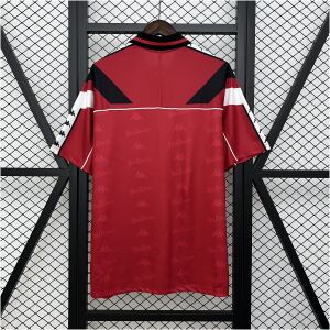 Mens Mallorca Red Retro Jersey 1994/95 back view detail