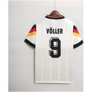 Mens Germany Retro Home Jersey 1992 back view detail
