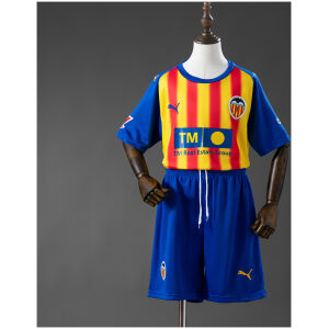 Kids Valencia Third Kit 2025/26 front view on display