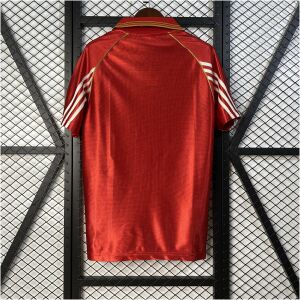 Mens Benfica Retro Home Jersey 1998/99 rear view showing matching team styling
