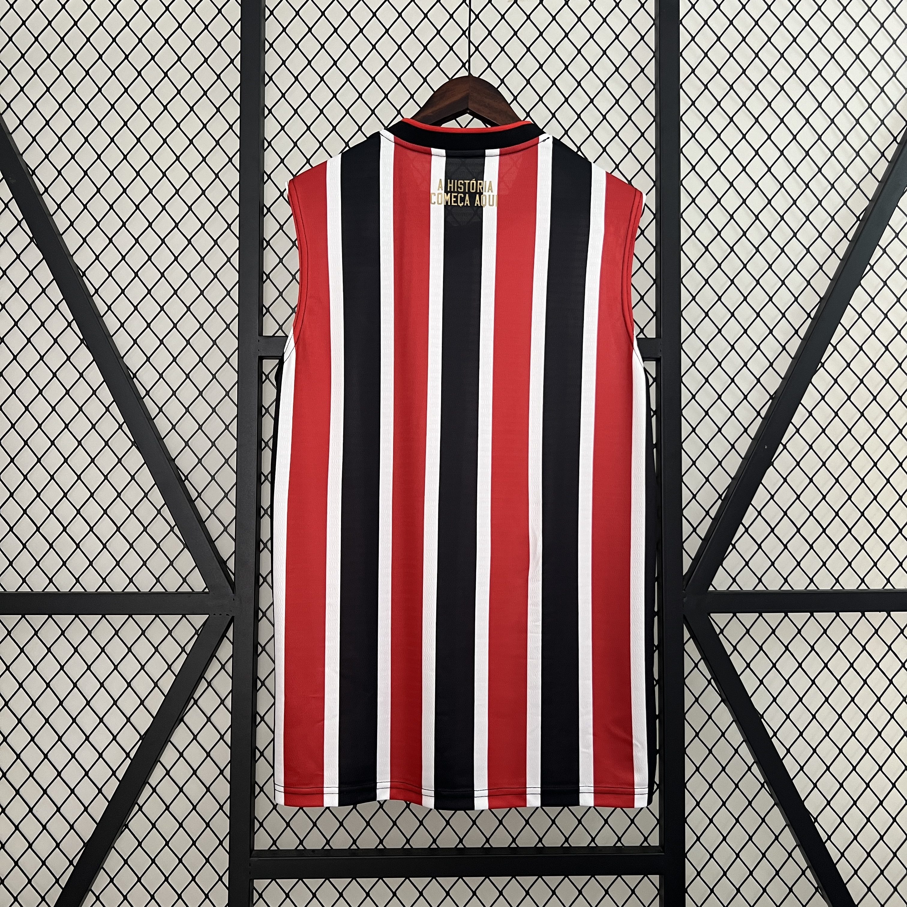 Mens Sao Paulo Away Jersey 2024/25 Mens Sao Paulo Singlet Kits Away Jersey 2024/25 back view detail
