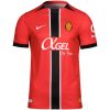 Mens RCD Mallorca home jersey 2025/26 red shirt with black centre stripe front view
