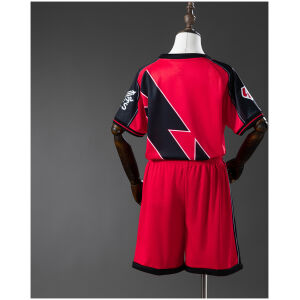 Kids Rayo Vallecano Game Away Kit 2025/26 back view detail