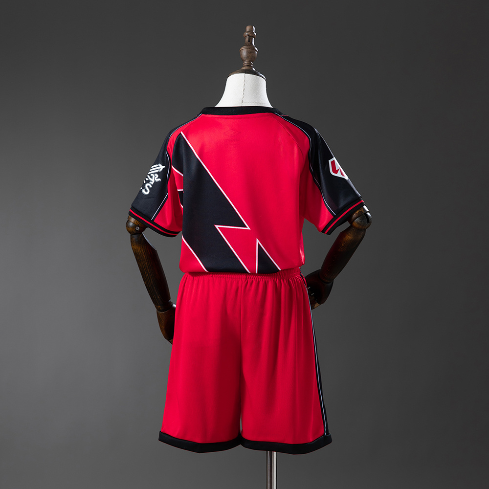 Kids Rayo Vallecano Game Away Kit 2025/26 Kids Rayo Vallecano Game Away Kit 2025/26 back view detail