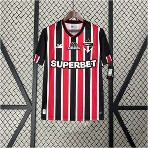 Mens Sao Paulo All Sponsors Away Jersey 2024/25 front view on display