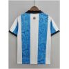 Mens World Cup Argentina commemorative Edition Blue And White Jersey 2022 back view detail