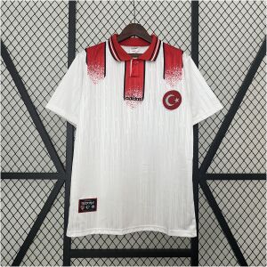 Mens Turkey Retro Away Jersey 1996 front view on hanger