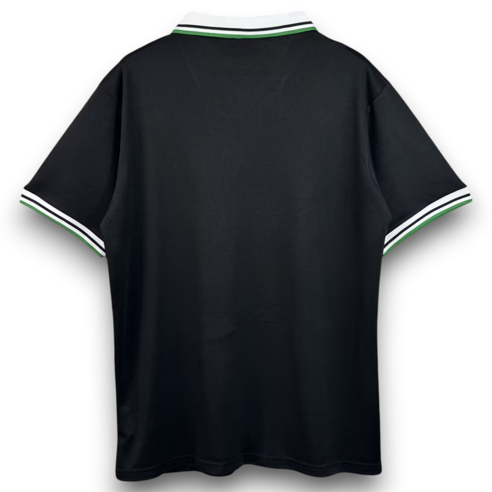 Mens Borussia Mönchengladbach 1996/97 Away Retro Shirt Mens Borussia Mönchengladbach 1996/97 Away Retro Shirt rear view showing matching team styling