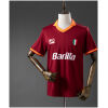 Mens Roma Retro Home Jersey 1983/84 on mannequin showing carmine red body and Scudetto shield
