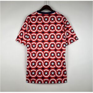 Mens Inter Miami Joint Edition Red Jersey 2023/24 rear view showing matching team styling