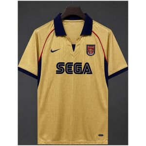 Mens Arsenal Vintage 2001/02 Remake Gold Away Jersey 2026/27