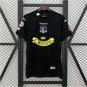 Mens Colo Colo Retro Away Jersey 2004/05 Mens Colo Colo Retro Away Jersey 2004/05 front view showing black torso