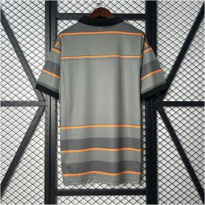 Mens Valencia game grey Retro Third Jersey 1999/00 back view detail