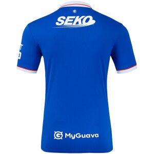 Mens Glasgow Rangers Home Jersey 2025/26 rear view showing matching team styling