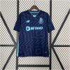 Mens Porto Third Jersey 2024/25 front view in dark navy and cyan