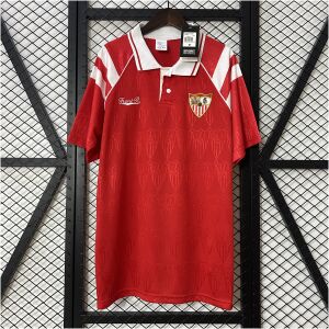 Mens Sevilla Retro Away Jersey 1992/93 front view on display
