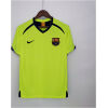 Volt Barcelona retro away jersey with navy yokes and V-neck front view