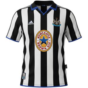 Mens Newcastle United Home Retro Jersey 1999/00 Mens Newcastle United Home Retro Jersey 1999/00