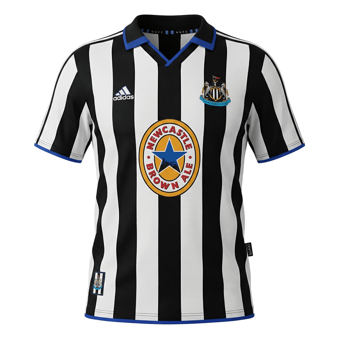 Mens Newcastle United Home Retro Jersey 1999/00 Mens Newcastle United Home Retro Jersey 1999/00
