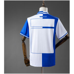 Mens Deportivo Alaves Retro Home Jersey 1999/00 rear view showing authentic team styling
