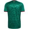 Mens Mexico World Cup Home Jersey 2026 rear view showing matching team styling