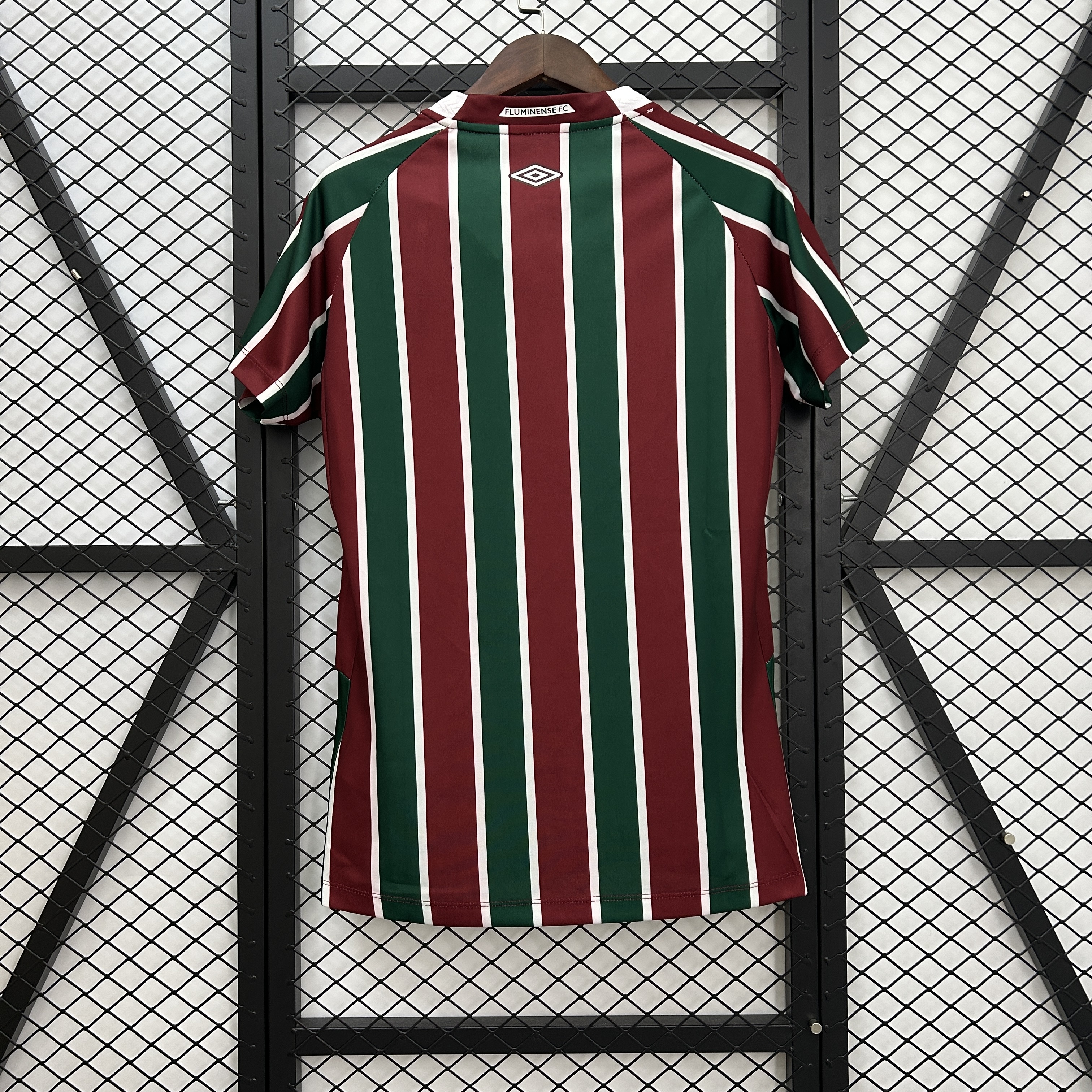 Womens Fluminense Home Jersey 2025/26 Womens Fluminense Home Jersey 2025/26 front view on display