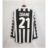 Mens Juventus Retro Long Sleeve Home Jersey 1999/00 back view detail