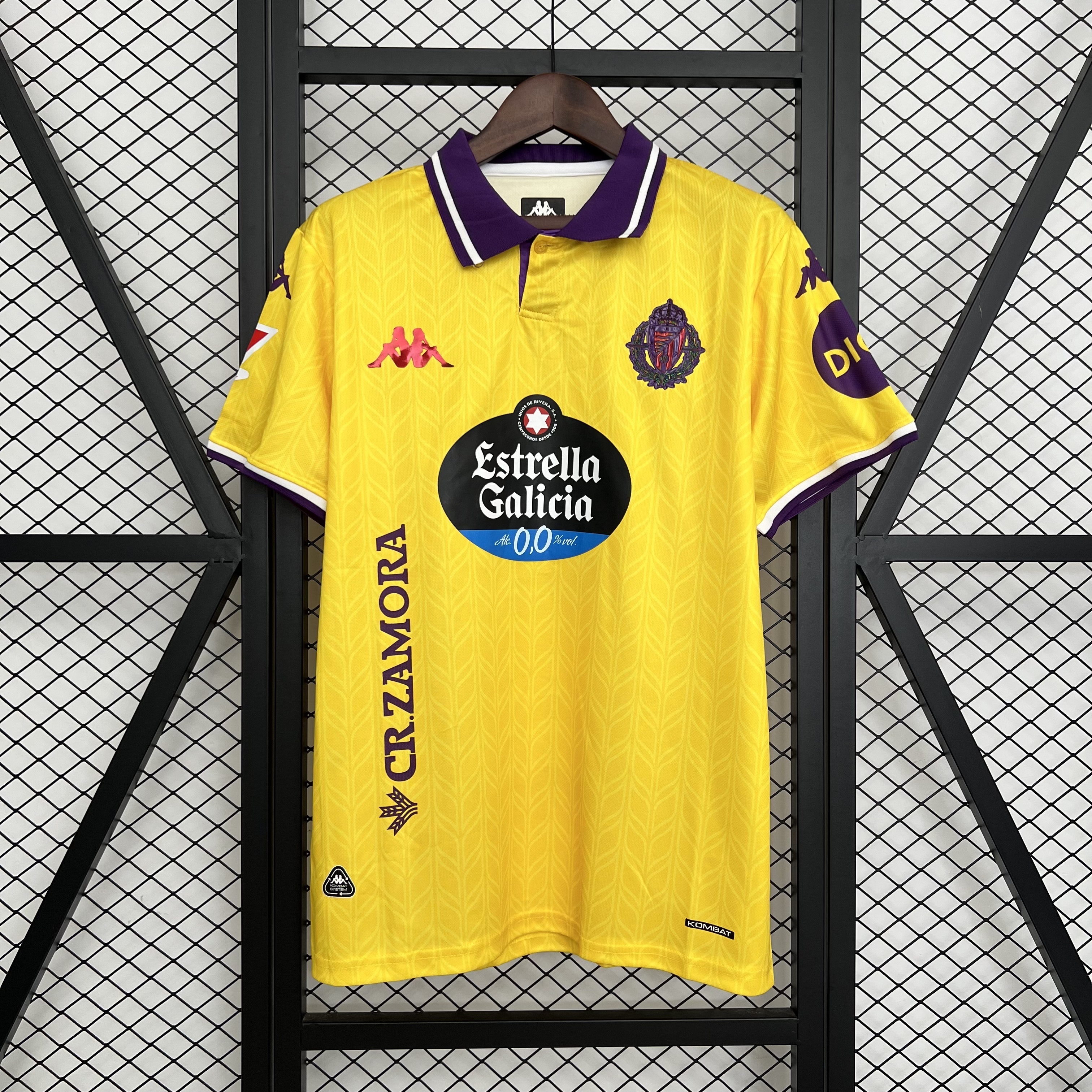 Mens Real Valladolid Third Jersey 2025/26 Mens Real Valladolid Third Jersey 2025/26 front view on display
