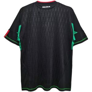 Mens Mexico World Cup Retro Away Jersey 2010 rear view showing matching team styling