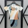 Kids Spain Away Jersey 2025 front view on hanger