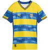 Mens Parma Calcio 1913 away jersey 2025/26 front view in yellow and blue